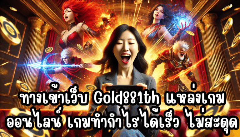 ทางเข้าเว็บ Gold881th แหล่งเกมออนไลน์ เกมทำกำไรได้เร็ว ไม่สะดุด